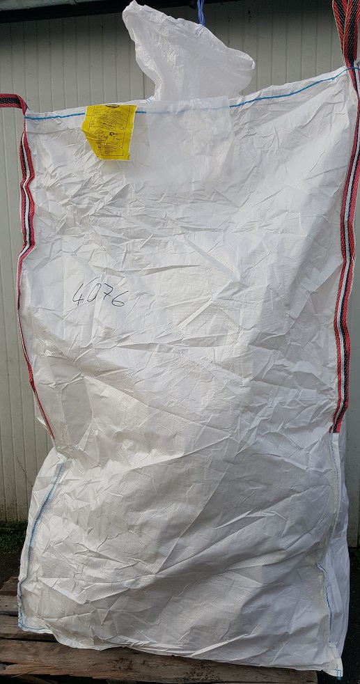 Worki Big Bag 1,95 R po jednorazowym transporcie ryżu preparowanego, lej góra dół